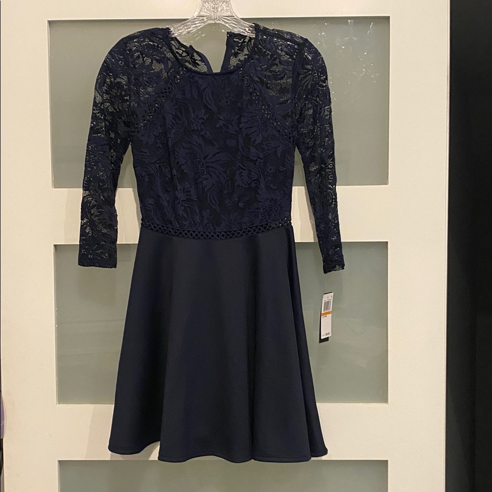 City Studio New Navy Daytime Dress